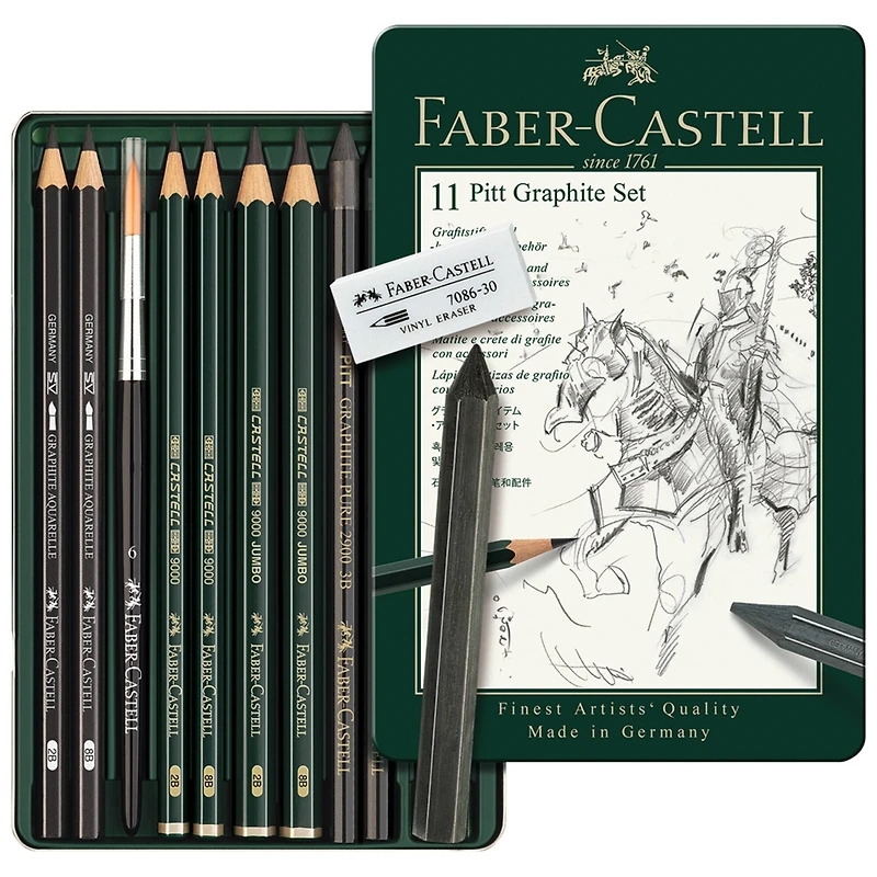Faber-Castell® PITT Graphite Tin Set