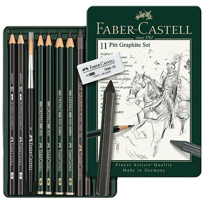 Faber-Castell® PITT Graphite Tin Set