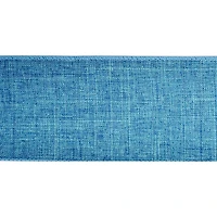 2.5" x 25ft. Denim Faux Linen Wired Ribbon by Celebrate It™ Décor