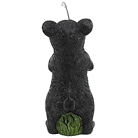 Design Toscano 13.5" Hooked on Fishing Fisherman Black Bear Statue