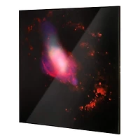 American Art Décor™ 30" NASA Black Hole Glossy Lacquer Canvas Wall Art Print