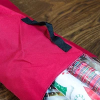 Santa's Bag Christmas Wrapping Paper Storage Container