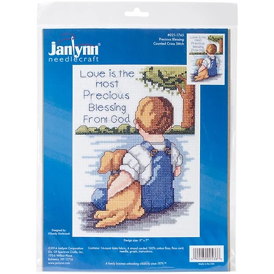 Janlynn® Precious Blessing Mini Counted Cross Stitch Kit