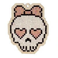 Wizardi Diamond Painting Kit Cute Skull