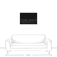 Come Again 30" x 20" Canvas Wall Art