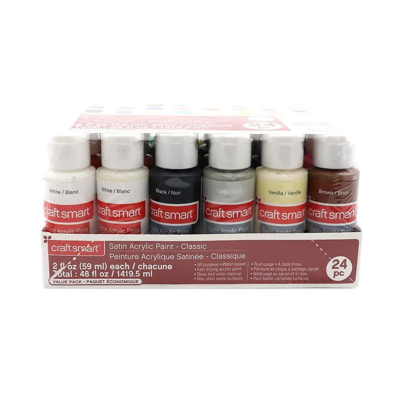 Satin Classic Acrylic Paint Set by Craft Smart®