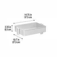 Lexington 3-Tier Rolling Cart by Simply Tidy