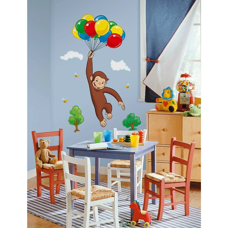 RoomMates Curious George Peel & Stick Giant Wall Decal