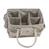 Everything Mary Tan Dot Deluxe Store & Tote Craft Organizer