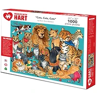Hart Puzzles Cats, Cats, Cats by Sherri Buck Baldwin 1,000 Piece Jigsaw Puzzle