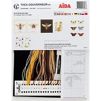Thea Gouverneur Bumble Bee Cross Stitch Kit