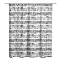Hatch Lines Shower Curtain