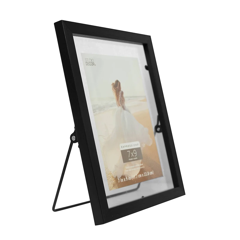 Expressions™ 7" x 9" Black Float Frame by Studio Décor®
