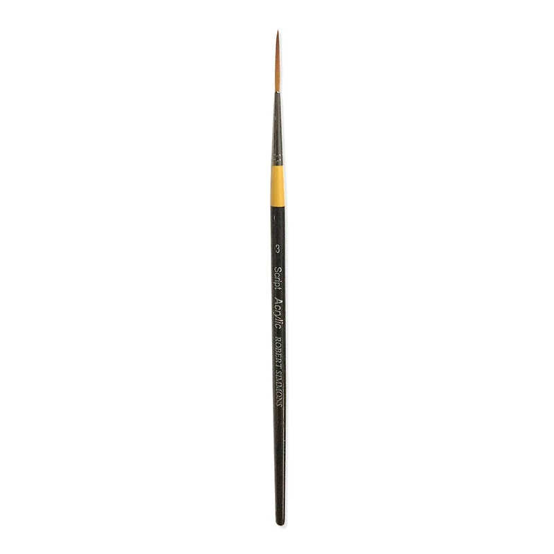 Robert Simmons Acrylic Script Brush, Size 1