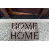 DII® J&M Home Sweet Home Vinyl Back Coir Doormat