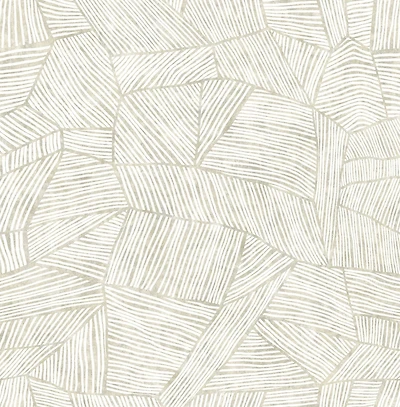 NuWallpaper Zen Garden Cream Peel & Stick Wallpaper