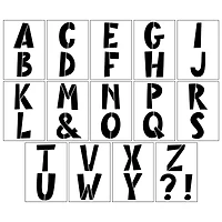 6 Pack: 4" Modern Alphabet Stencils by Craft Smart®