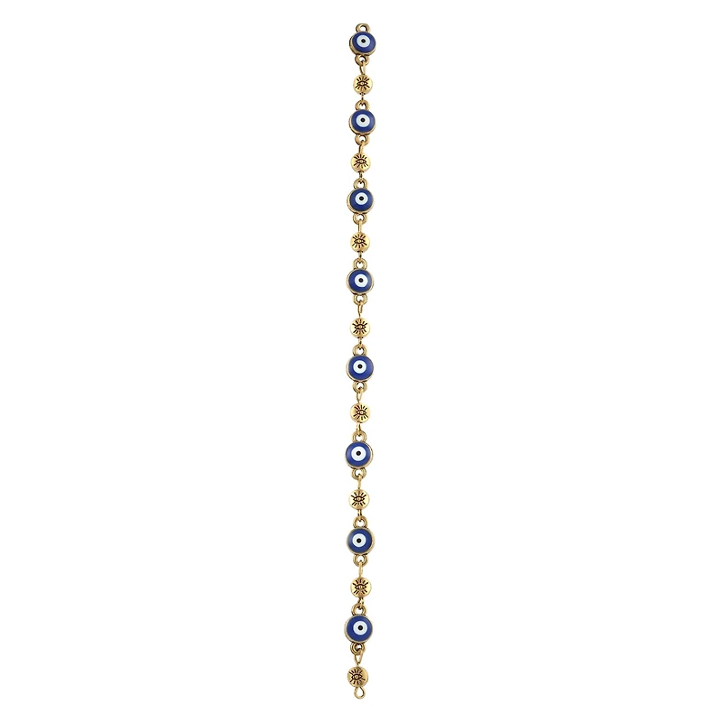 Antique Gold Metal Evil Eye Beads by Bead Landing™