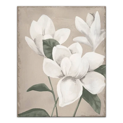 Magnolia Flowers 24" x 30" Canvas Wall Art