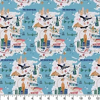Super Pets™ Metropolitan Map Cotton Precut Fabric