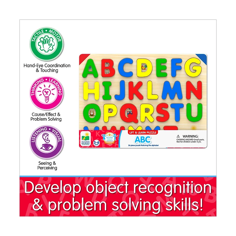 Lift & Learn Puzzle - ABC: 26 Pcs