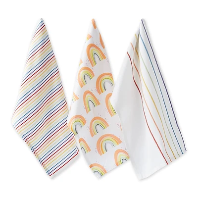 Assorted Rainbow Dishtowel (Set of 3)
