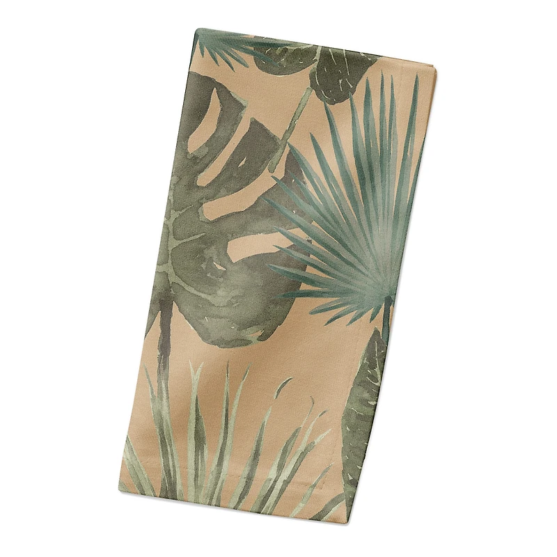 Tropical Palm Cotton Twill Napkin