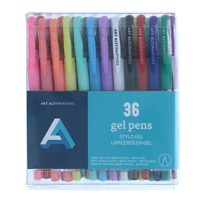 6 Packs: 36 ct. (216 total) Art Alternatives Gel Pen Set