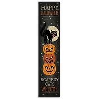 47" Scaredy Cats Welcome Porch Leaner
