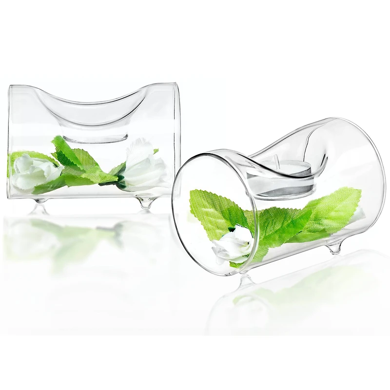 JoyJolt® Ambient Single Tea Light Candle Holders, 4ct.