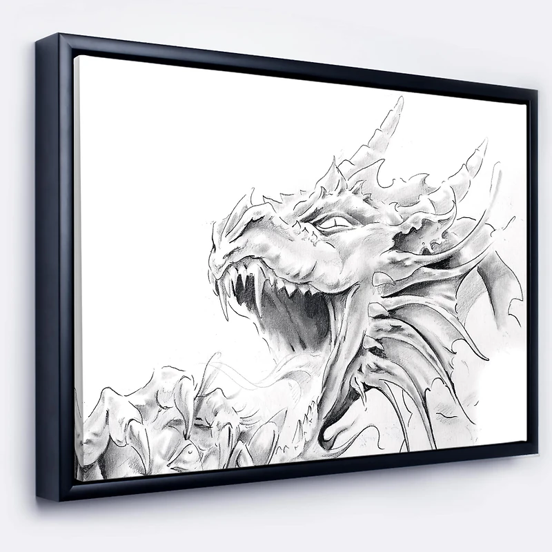 Designart - Dragon Tattoo Sketch