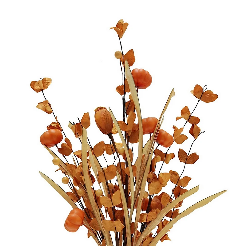 21" Orange Pumpkin & Berry Mix Deluxe Bush by Ashland®