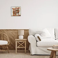 Stupell Industries Rustic Farm Pigs Abstract Contemporary Patchwork Pattern Framed Wall Art