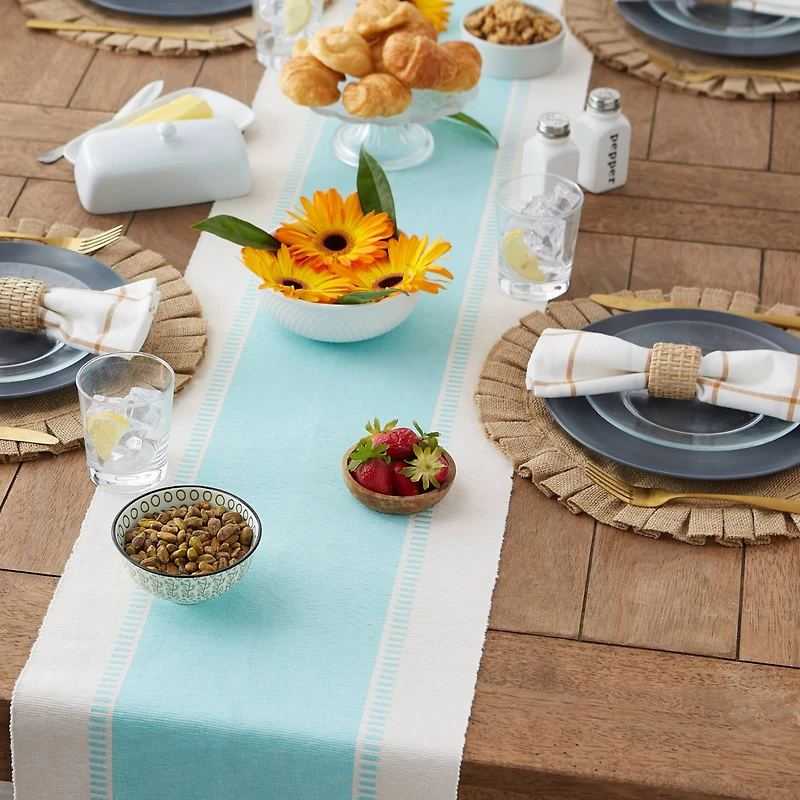 DII® 108" Dobby Stripe Table Runner