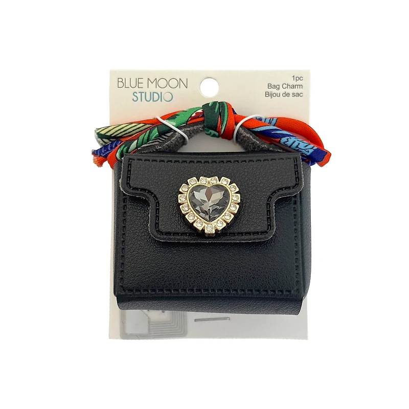 Blue Moon Studio™ Black Purse Charm