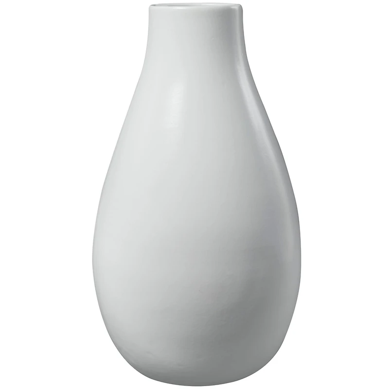 20" Modern Teardrop Ceramic Vase