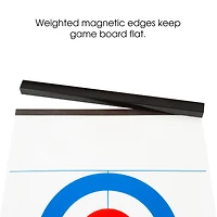 Toy Time Indoor Magnetic Roll Up Tabletop Curling Game