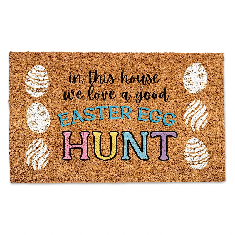 We Love a Good Easter Egg Hunt 30" x 18" Door Mat