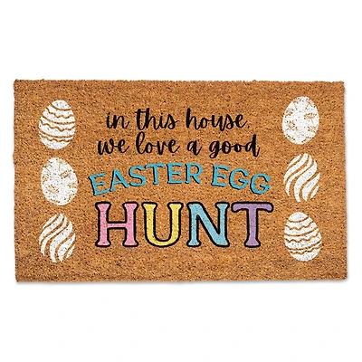 We Love a Good Easter Egg Hunt 30" x 18" Door Mat