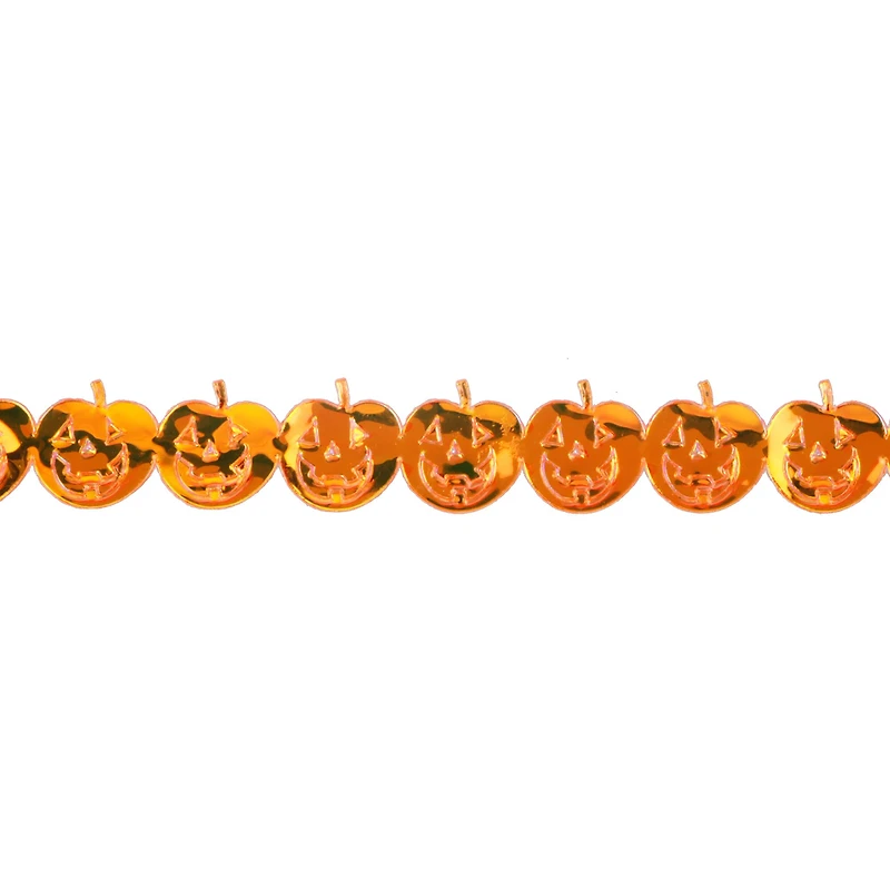 5/8" x 4yd. Orange Jack-O'-Lantern Shaped Ribbon by Celebrate It® Halloween