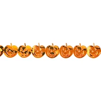 5/8" x 4yd. Orange Jack-O'-Lantern Shaped Ribbon by Celebrate It® Halloween
