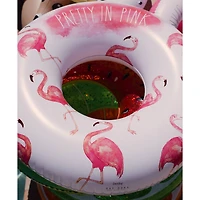 Rae Dunn 4ft. Pretty in Pink Flamingo Pattern Ring Float