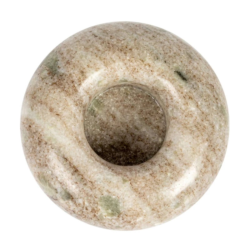 Hello Honey® 4.7" Beige Marble Tealight Holder