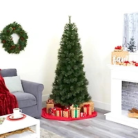 6.5ft. Unlit Cashmere Slim Artificial Christmas Tree