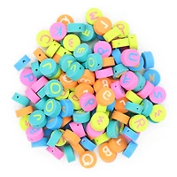 Mixed Neon Clay Alphabet Beads by Creatology™