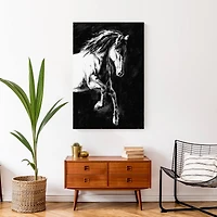 Dramatic Horse 24" x 36" Canvas Wall Art