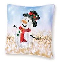 Diamond Dotz® Beginner Snowman Top Hat Decorative Mini Pillow Kit