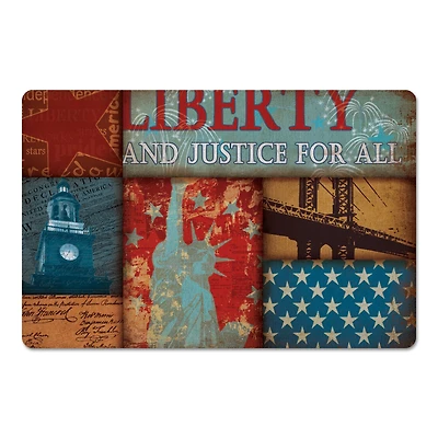 Vintage Liberty & Justice For All Floor Mat