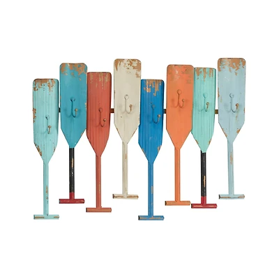 Multicolor Iron Coastal Wall Hook