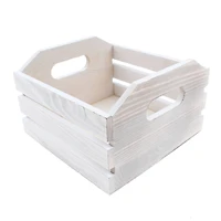 ArtSkills® 7" Medium Rustic Whitewash Crate, 4ct.